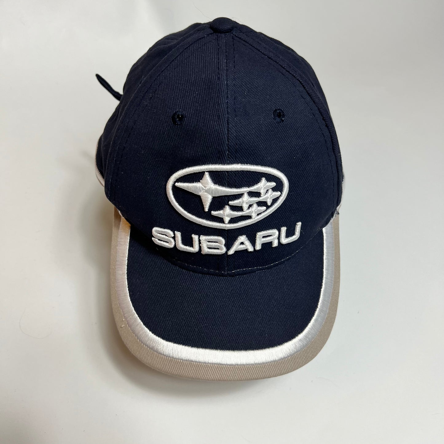 Vintage Subaru Racing Strapback Cap - Cats on Stacks VNTG