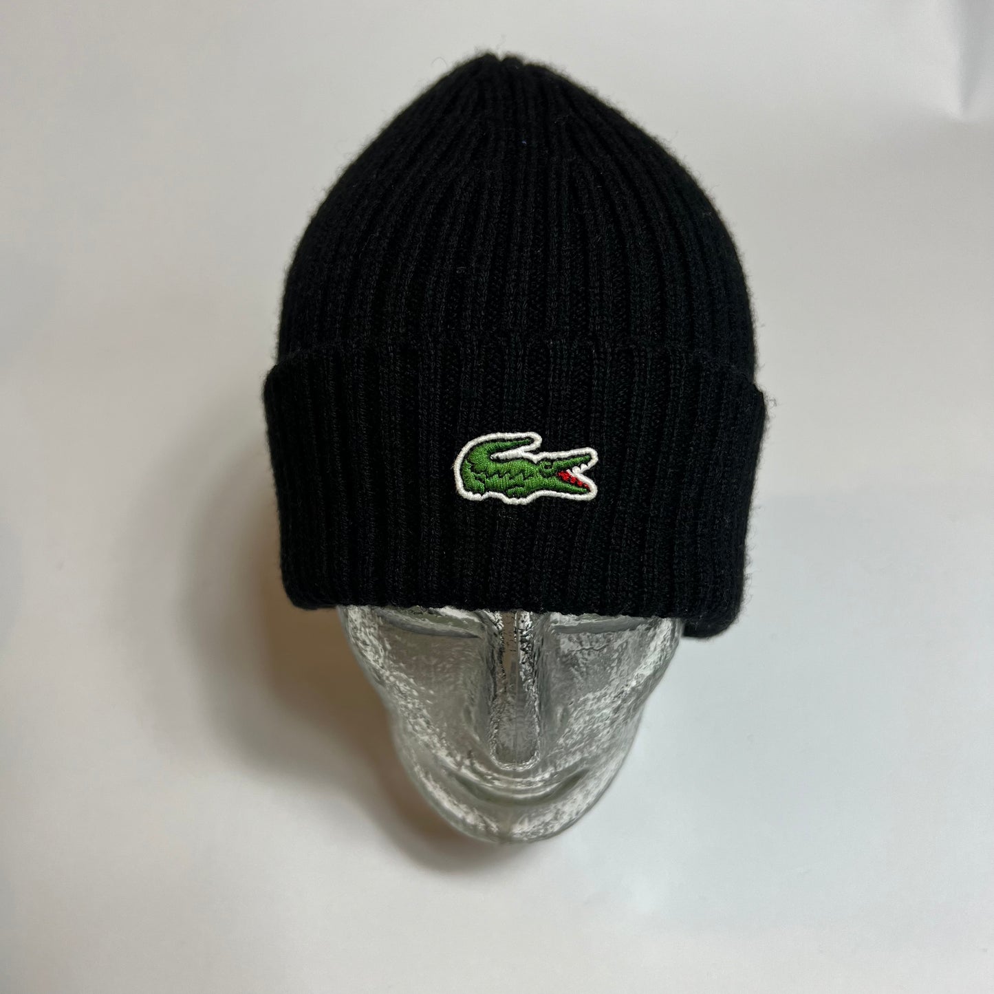 Lacoste Black Beanie - Cats on Stacks VNTG