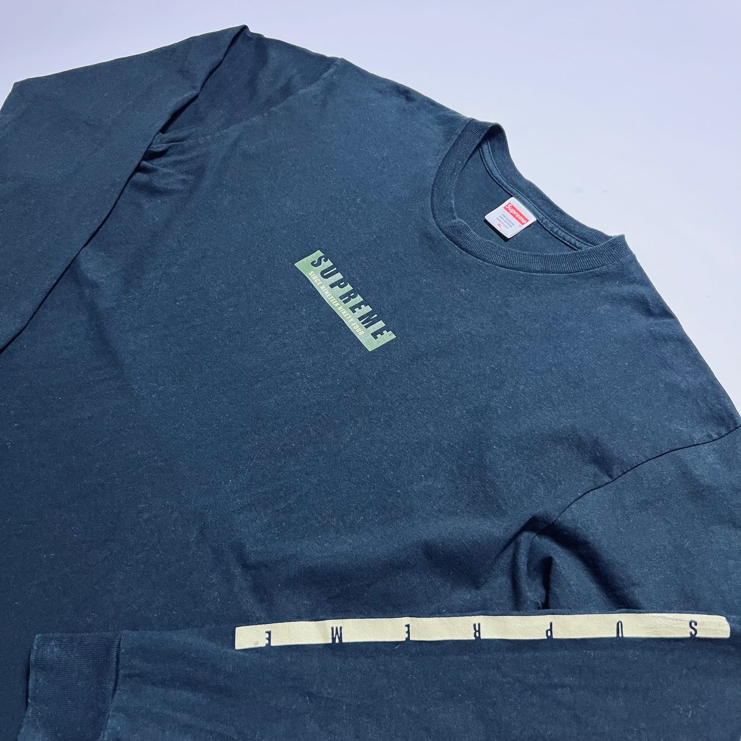 Supreme 1994 Black Longsleeve Shirt XL - Cats on Stacks VNTG