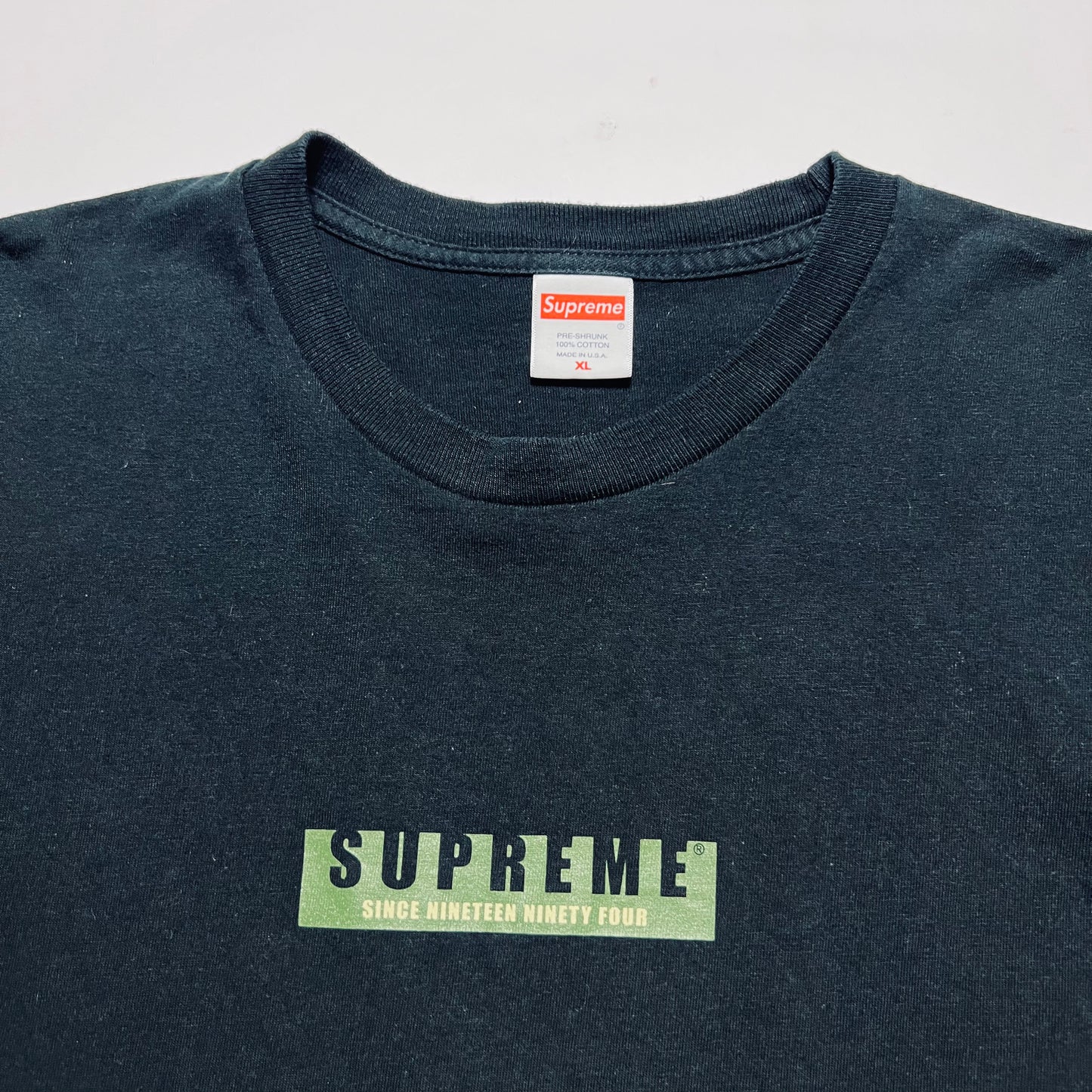 Supreme 1994 Black Longsleeve Shirt XL - Cats on Stacks VNTG