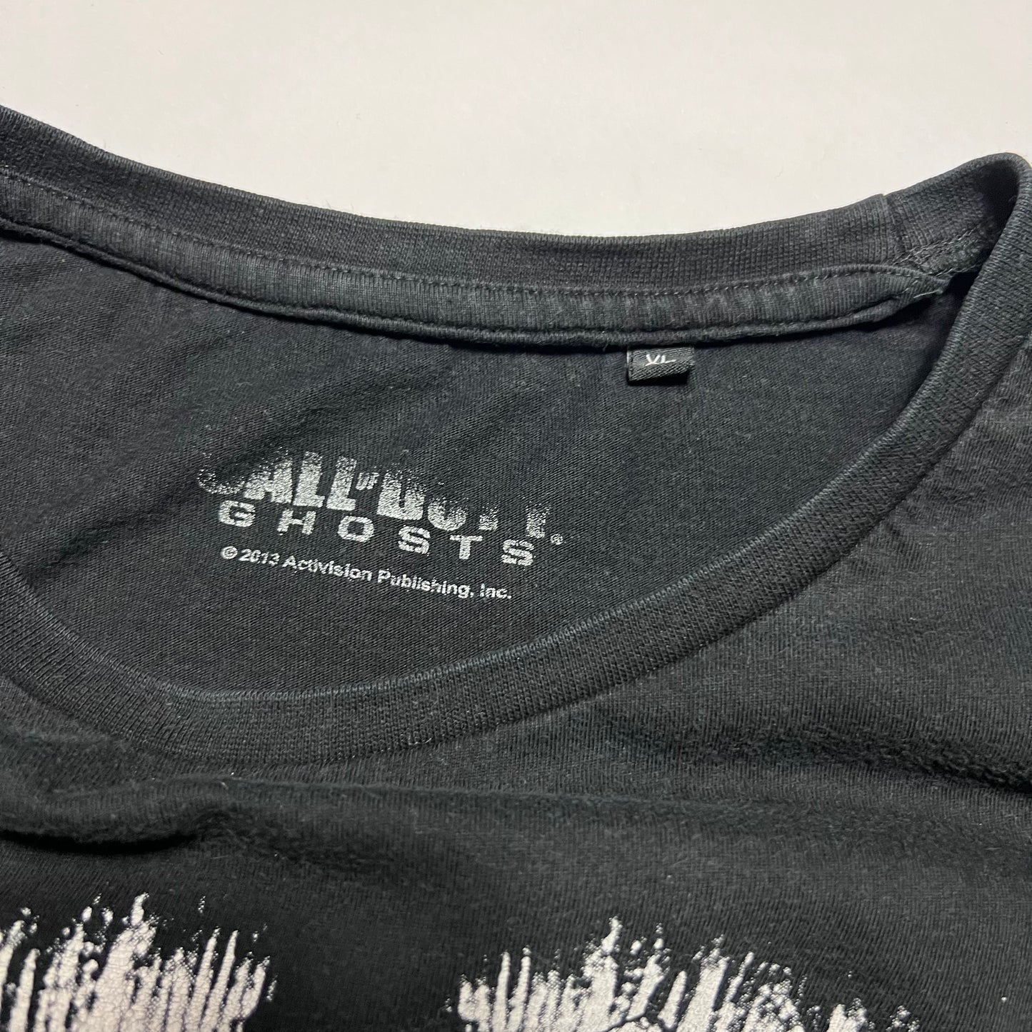 Call of Duty Ghosts Black T-Shirt M - Cats on Stacks VNTG
