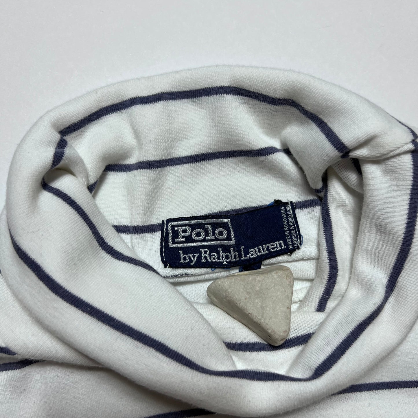 Vintage Polo Ralph Lauren Mockneck Longsleeve Shirt L - Cats on Stacks VNTG