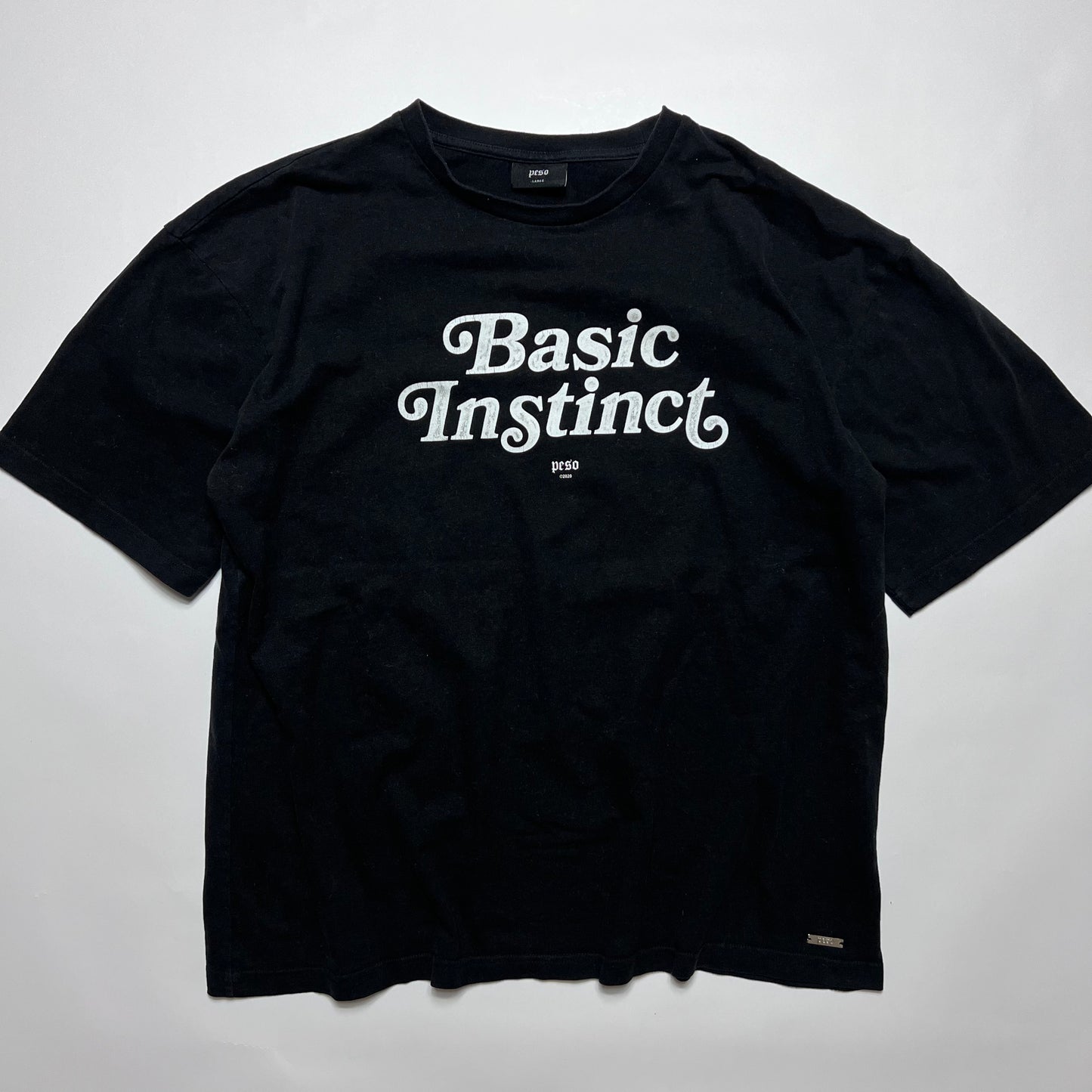 PESO Black Basic Instinct T-Shirt XL / XXL - Cats on Stacks VNTG
