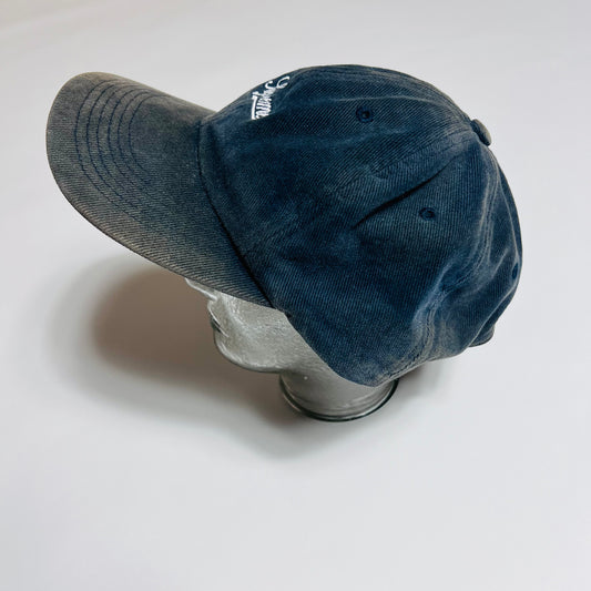 Supreme Script Dark Blue Strapback Cap - Cats on Stacks VNTG