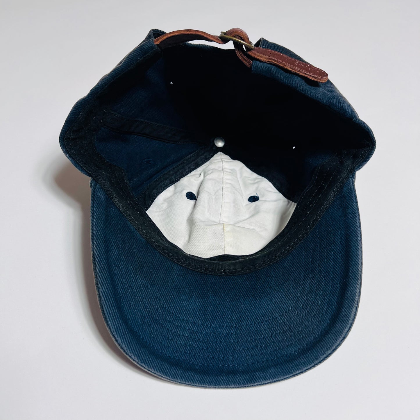 Supreme Script Dark Blue Strapback Cap - Cats on Stacks VNTG