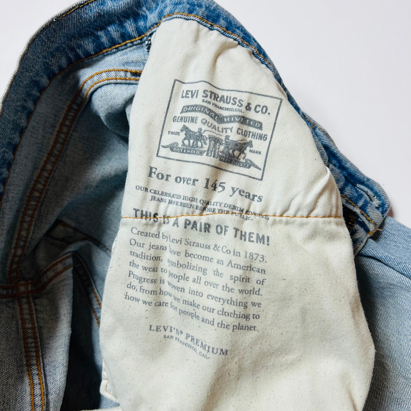 Levis 512 Slim Taper Blue Jeans 34/32 - Cats on Stacks VNTG