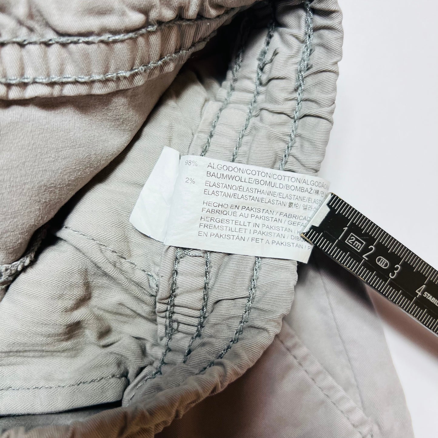 ZARA Gray Cargo Pants L - Cats on Stacks VNTG