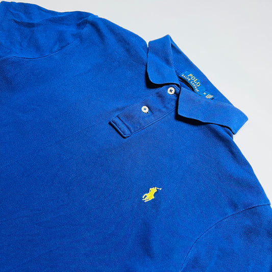 Ralph Lauren Slim Fit Blue Polo Shirt XS / S - Cats on Stacks VNTG