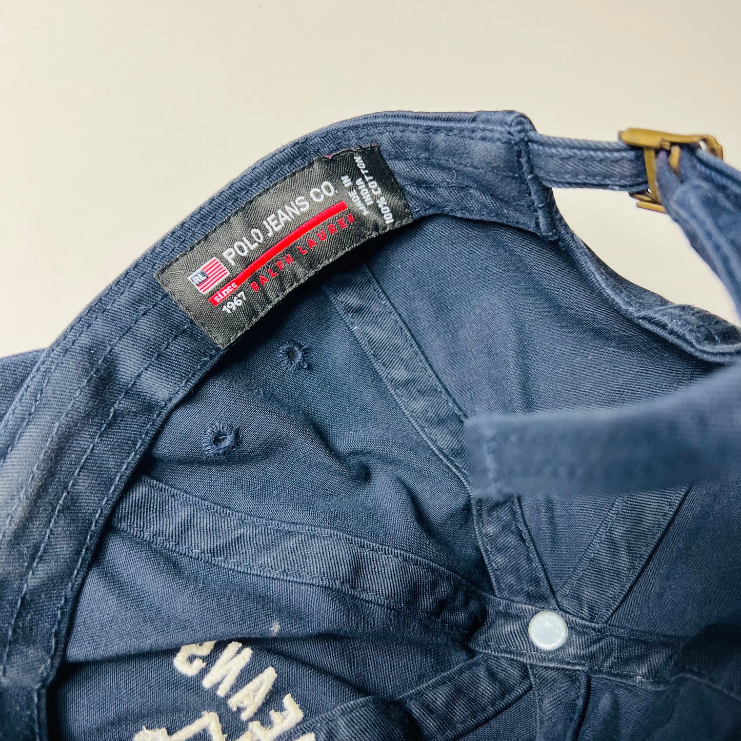 Vintage Ralph Lauren Polo Jeans Strapback Cap - Cats on Stacks VNTG