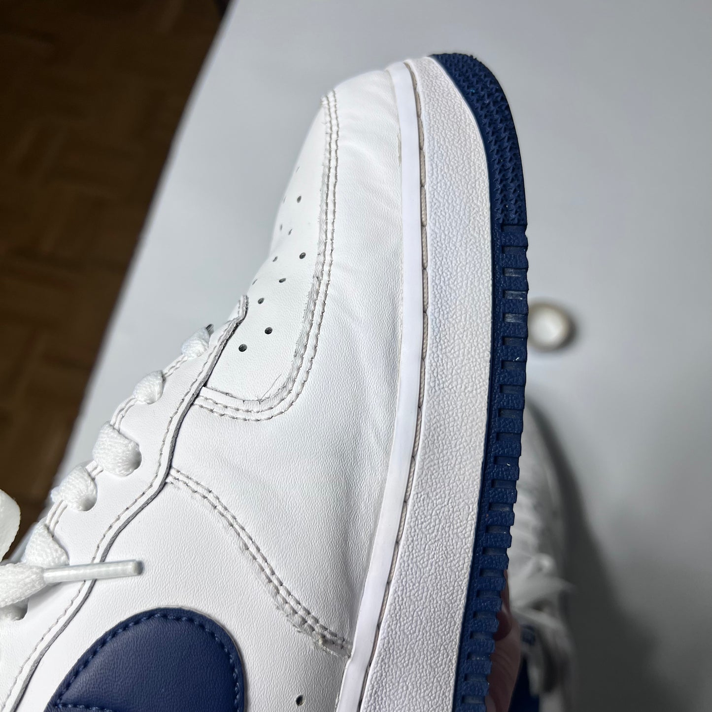 Nike Air Force 1 Low Midnight Navy White 45 / FJ4146-104 - Cats on Stacks VNTG