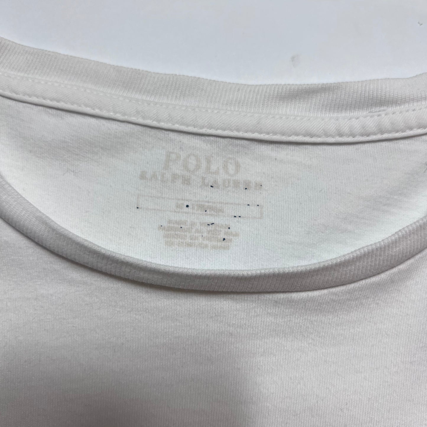 Ralph Lauren Polo Bear White T-Shirt M - Cats on Stacks VNTG