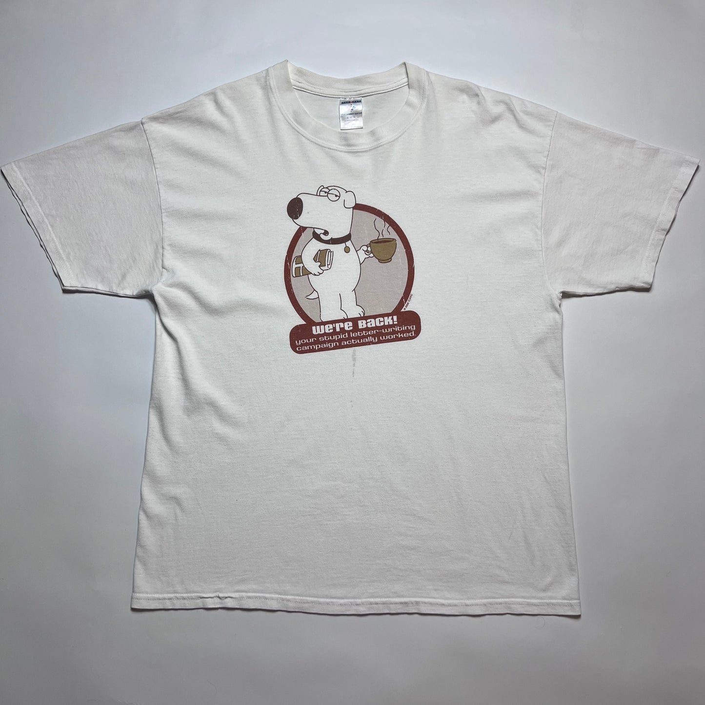 Vintage Family Guy Brian T-Shirt L - Cats on Stacks VNTG
