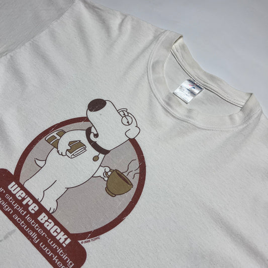 Vintage Family Guy Brian T-Shirt L - Cats on Stacks VNTG