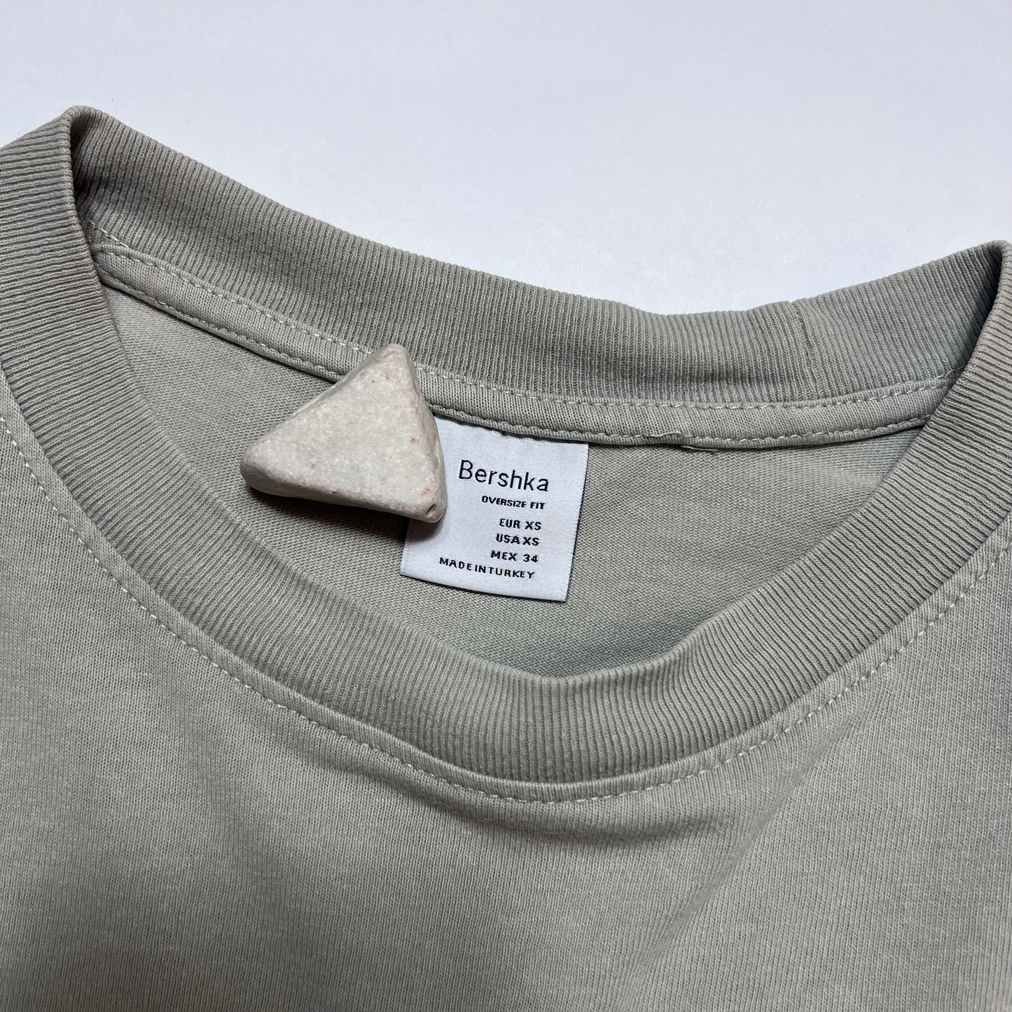 Bershka Sapporo Miso Ramen Khaki T-Shirt M - Cats on Stacks VNTG