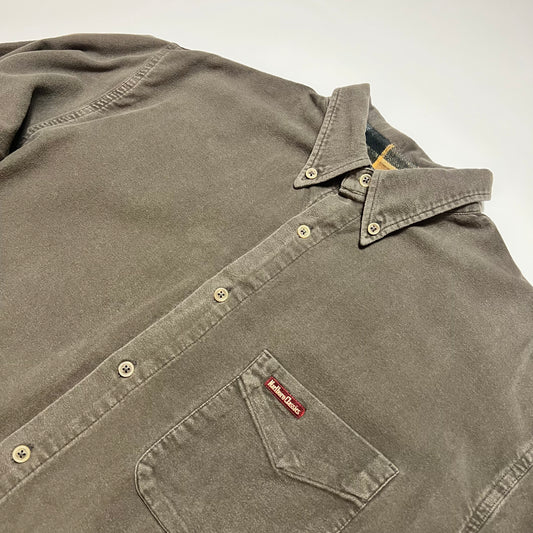 Vintage Marlboro Classics Western Flanell Hemd Shirt grau braun L - Cats on Stacks VNTG