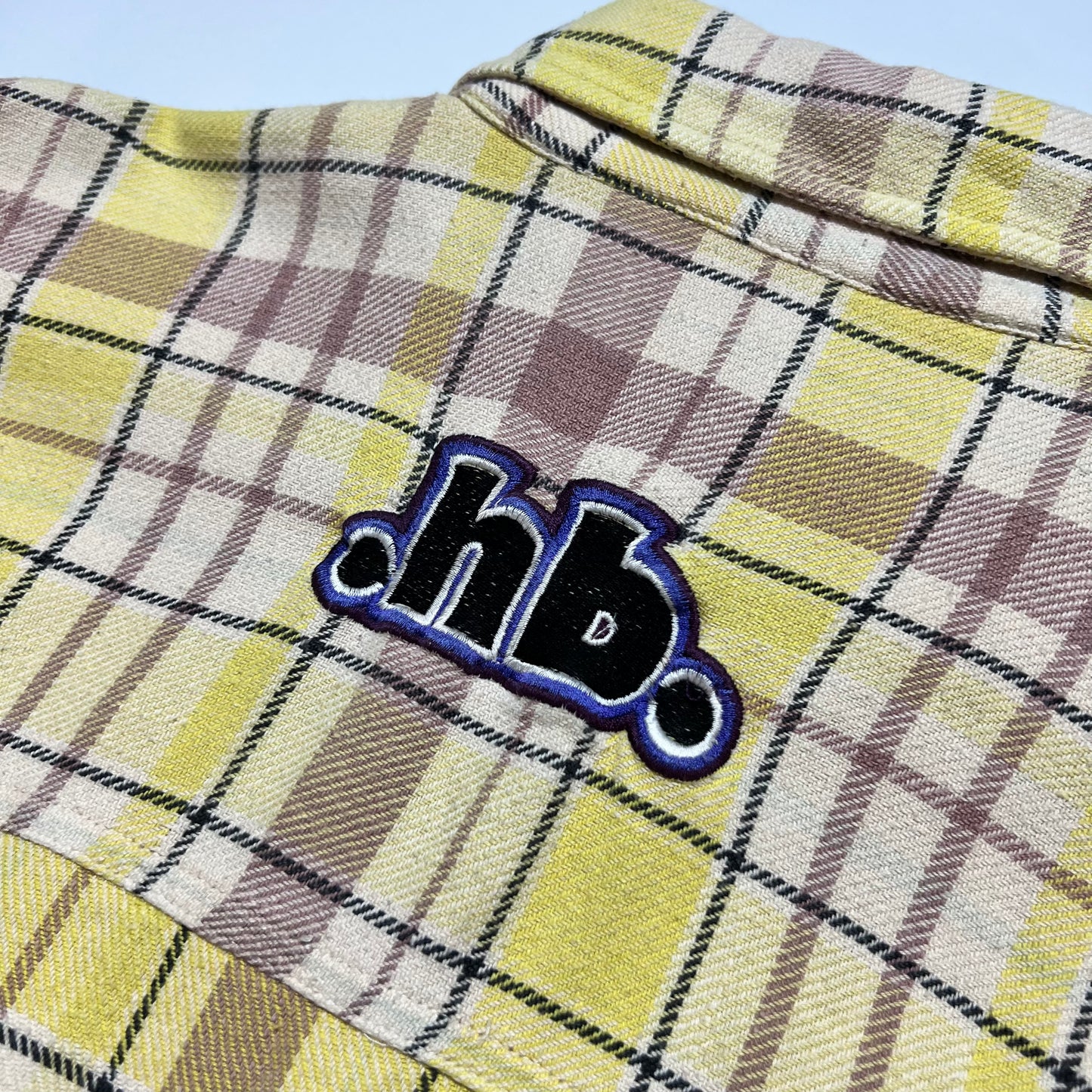 Vintage Home Boy Flanell Hemd Shirt gelb XL - Cats on Stacks VNTG