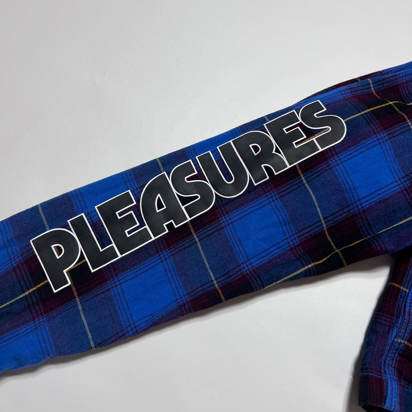 Retro Pleasures Zipper Hemd Shirt blau M / L - Cats on Stacks VNTG