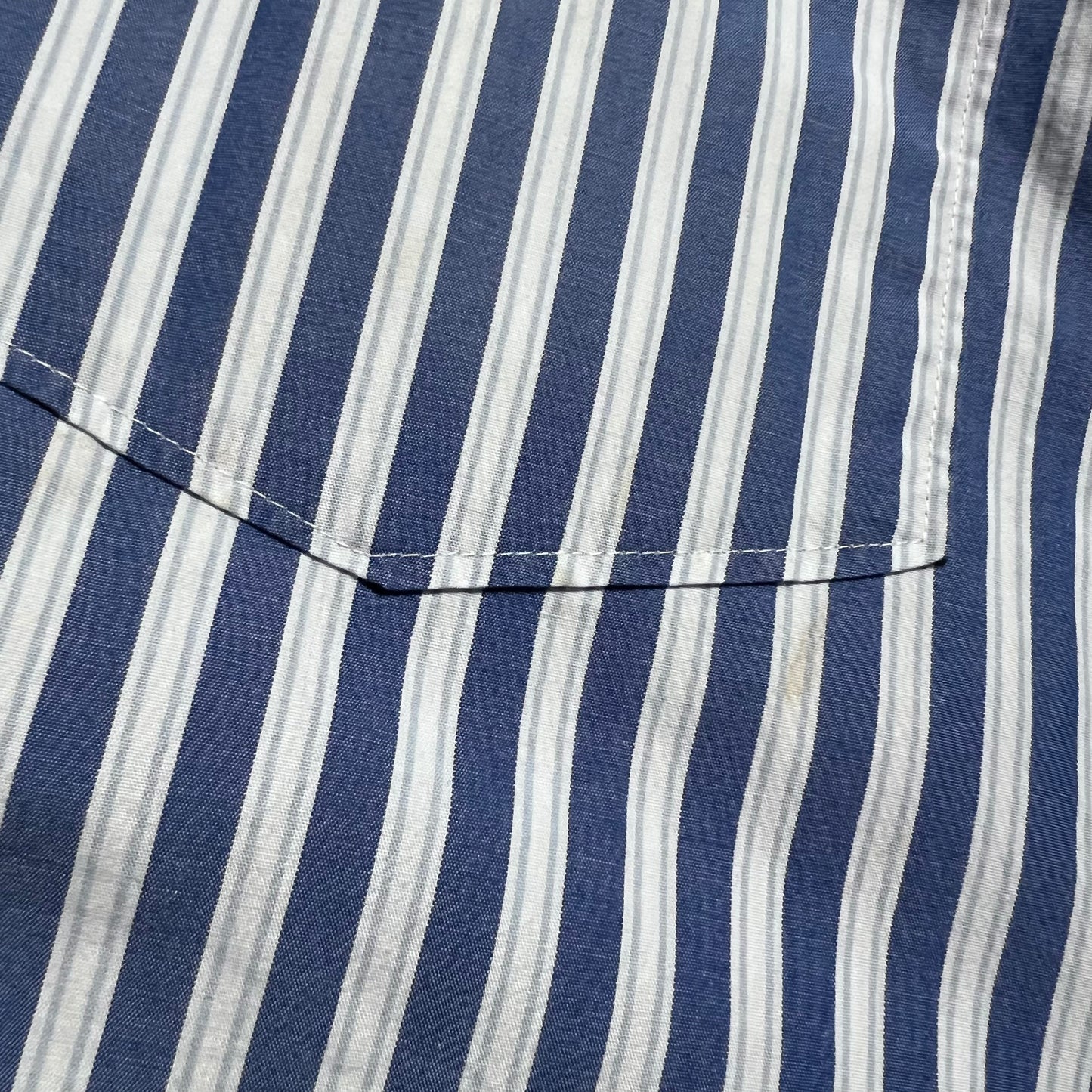 Retro Nautic Club Striped Hemd Shirt blau L / XL - Cats on Stacks VNTG