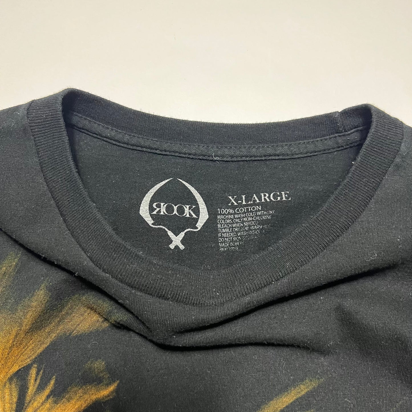 Y2K Rook Lion x Girl Retro T-Shirt schwarz XL / XXL - Cats on Stacks VNTG