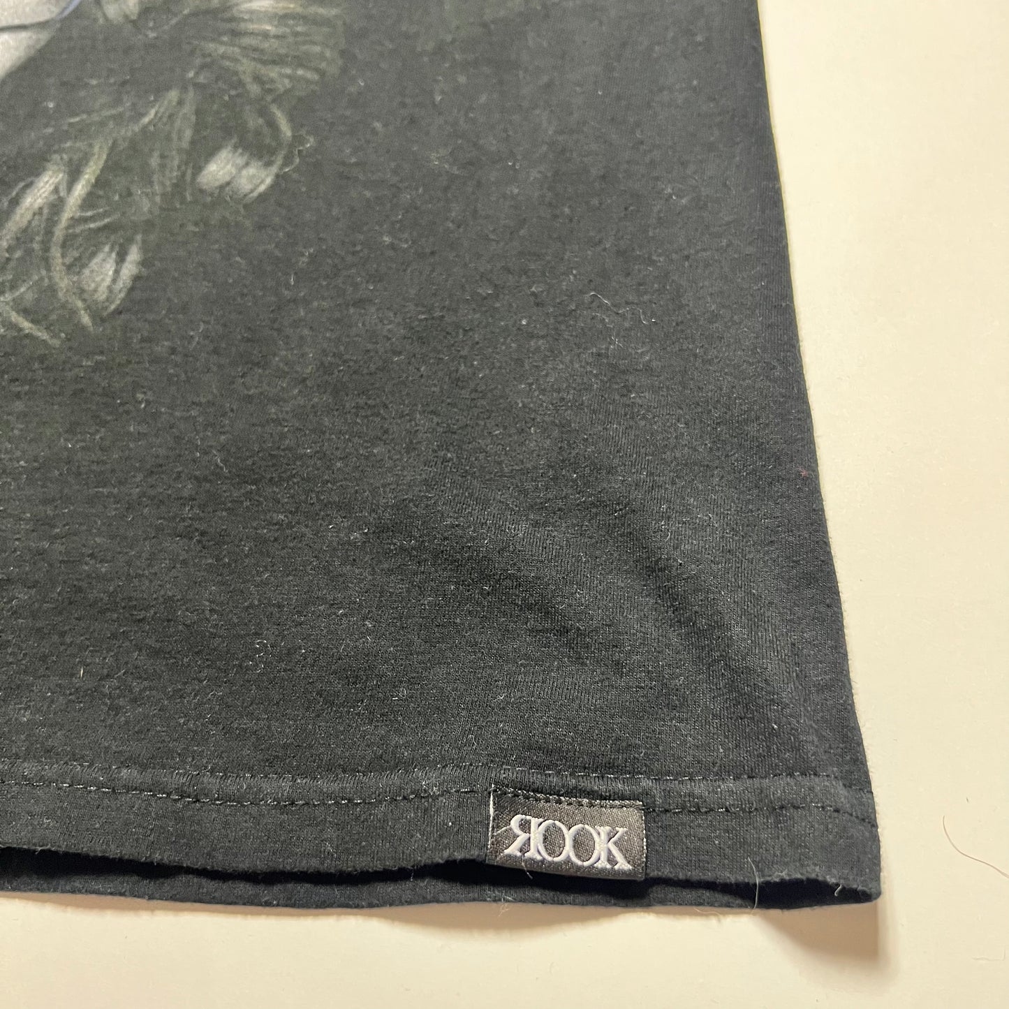 Y2K Rook Lion x Girl Retro T-Shirt schwarz XL / XXL - Cats on Stacks VNTG