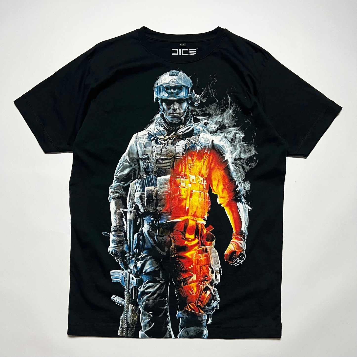 Battlefield 3 Gaming Promo T-Shirt schwarz M / L - Cats on Stacks VNTG