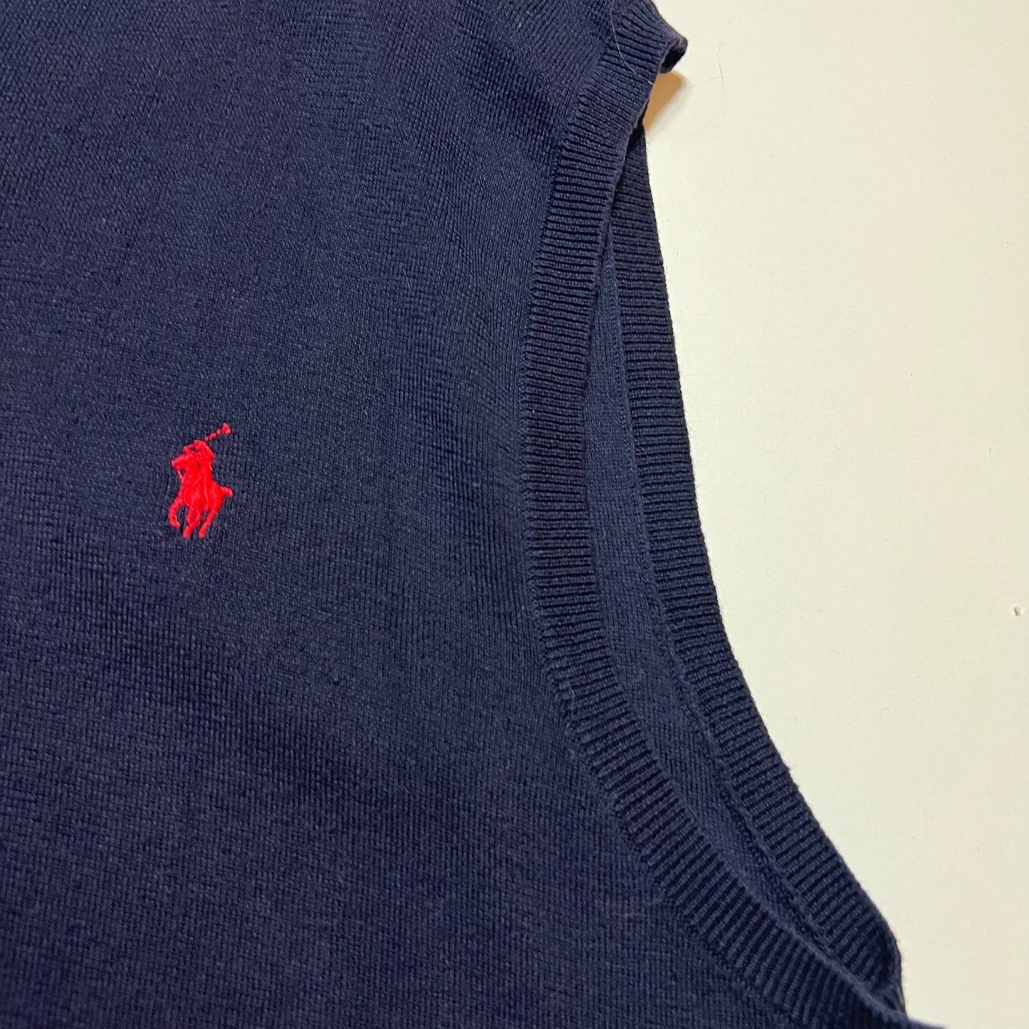 Vintage Ralph Lauren Pullunder Pullover blau XL - Cats on Stacks VNTG