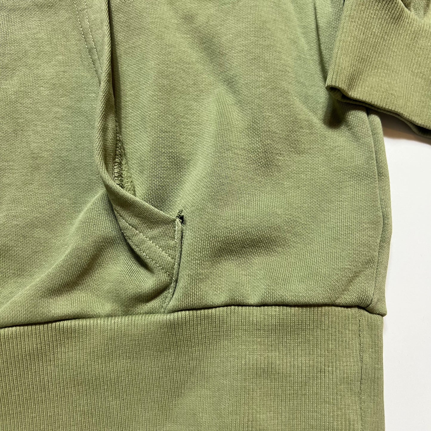 Kids One Piece Hoodie Pullover grün Größe 158 - Cats on Stacks VNTG