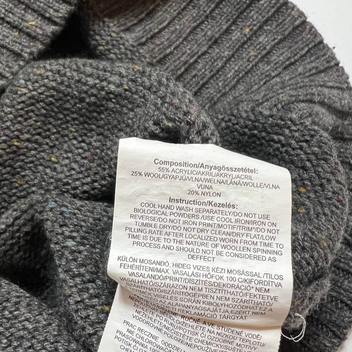 Vintage Retro LTD RJ. 1964 Winter Hoodie grau S / M - Cats on Stacks VNTG
