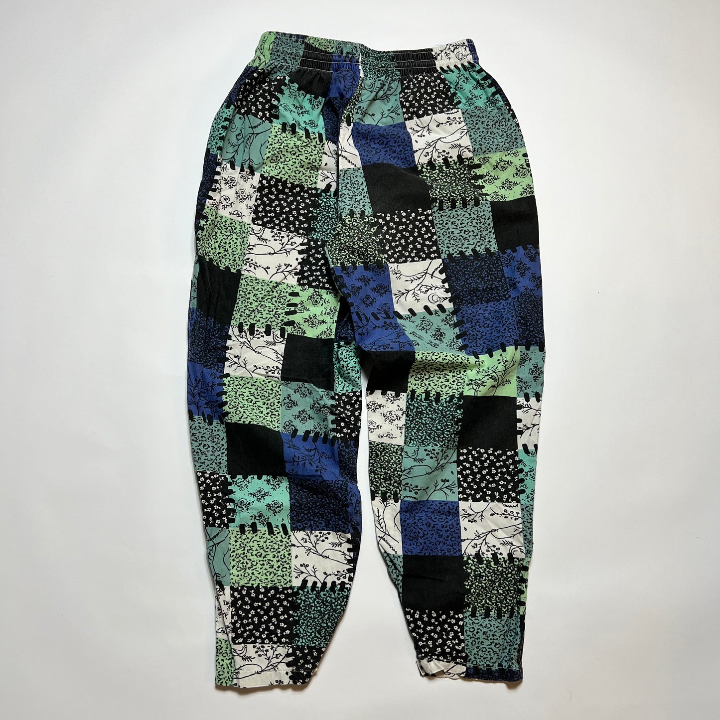Damen Vintage Threesixty Cargo Pants Flower Hose grün XS / S - Cats on Stacks VNTG