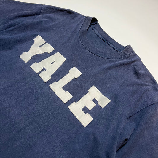 Damen Vintage YALE University Kleid Shirt blau XL - Cats on Stacks VNTG