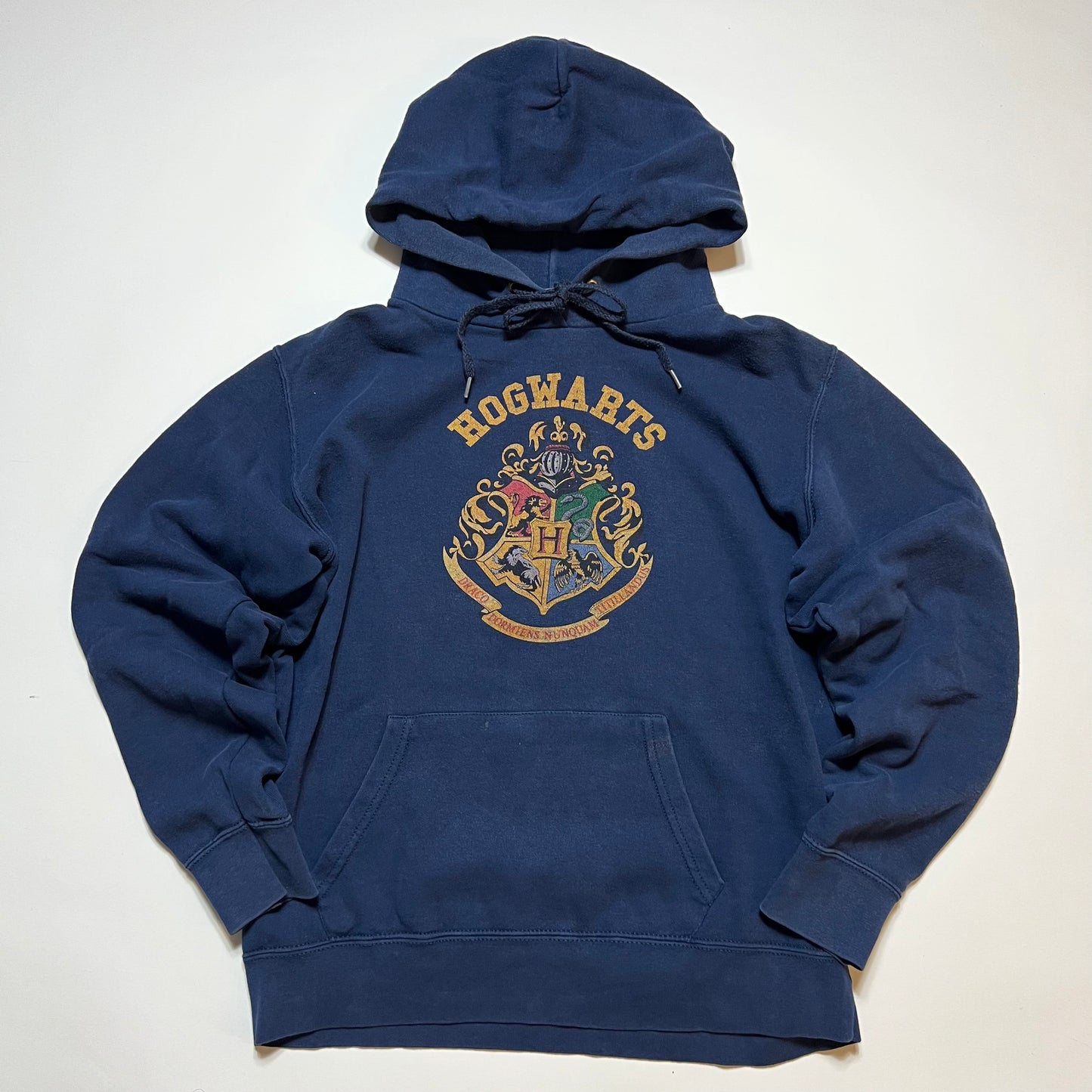 Damen Y2K Harry Potter Hogwarts Hoodie blau XL - Cats on Stacks VNTG