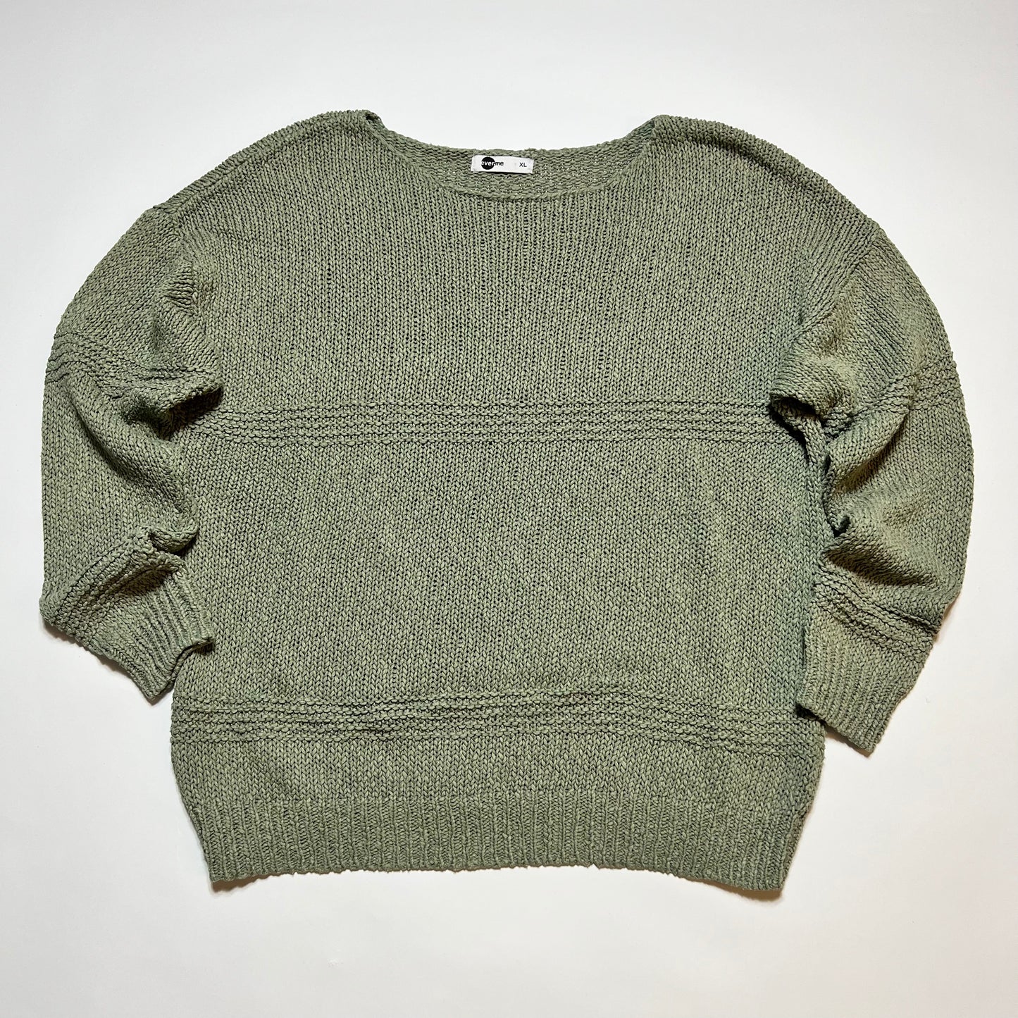 Damen Y2K Everme Strickpullover mintgrün XL - Cats on Stacks VNTG