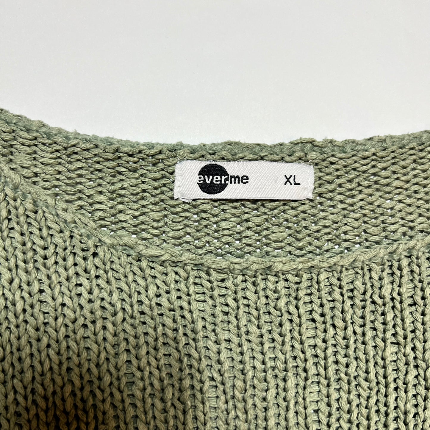 Damen Y2K Everme Strickpullover mintgrün XL - Cats on Stacks VNTG