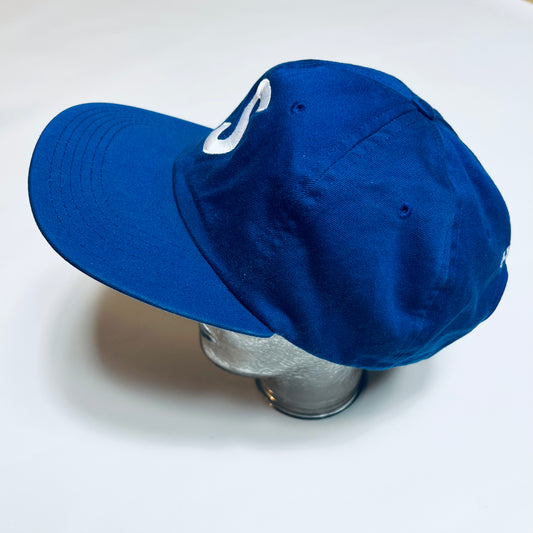 Supreme S Logo 6 Panel Cap blau Strapback - Cats on Stacks VNTG