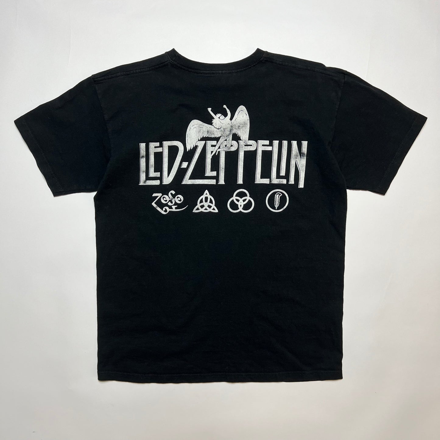 Vintage Led Zeppelin Shirt Angel Swan Song Graphic Band T-Shirt schwarz S / M - Cats on Stacks VNTG