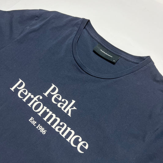 Peak Performance Est. 1986 T-Shirt dunkelblau L - Cats on Stacks VNTG