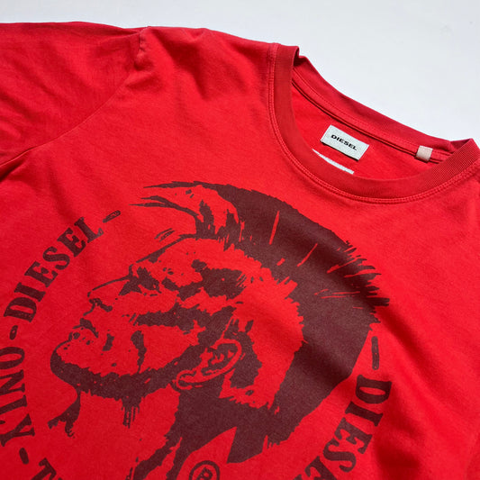 Retro Diesel Only the Brave T-Shirt rot XS / S - Cats on Stacks VNTG