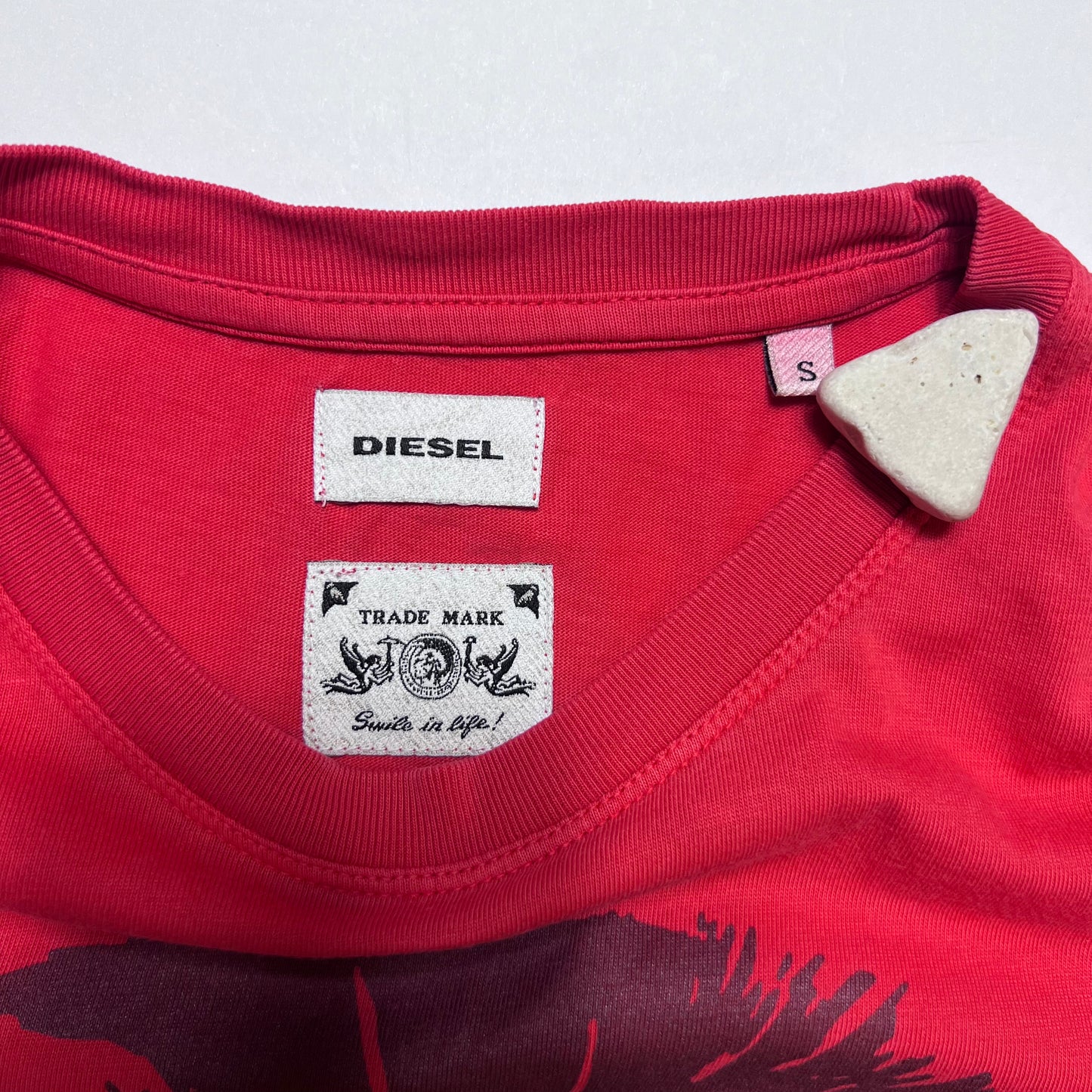 Retro Diesel Only the Brave T-Shirt rot XS / S - Cats on Stacks VNTG