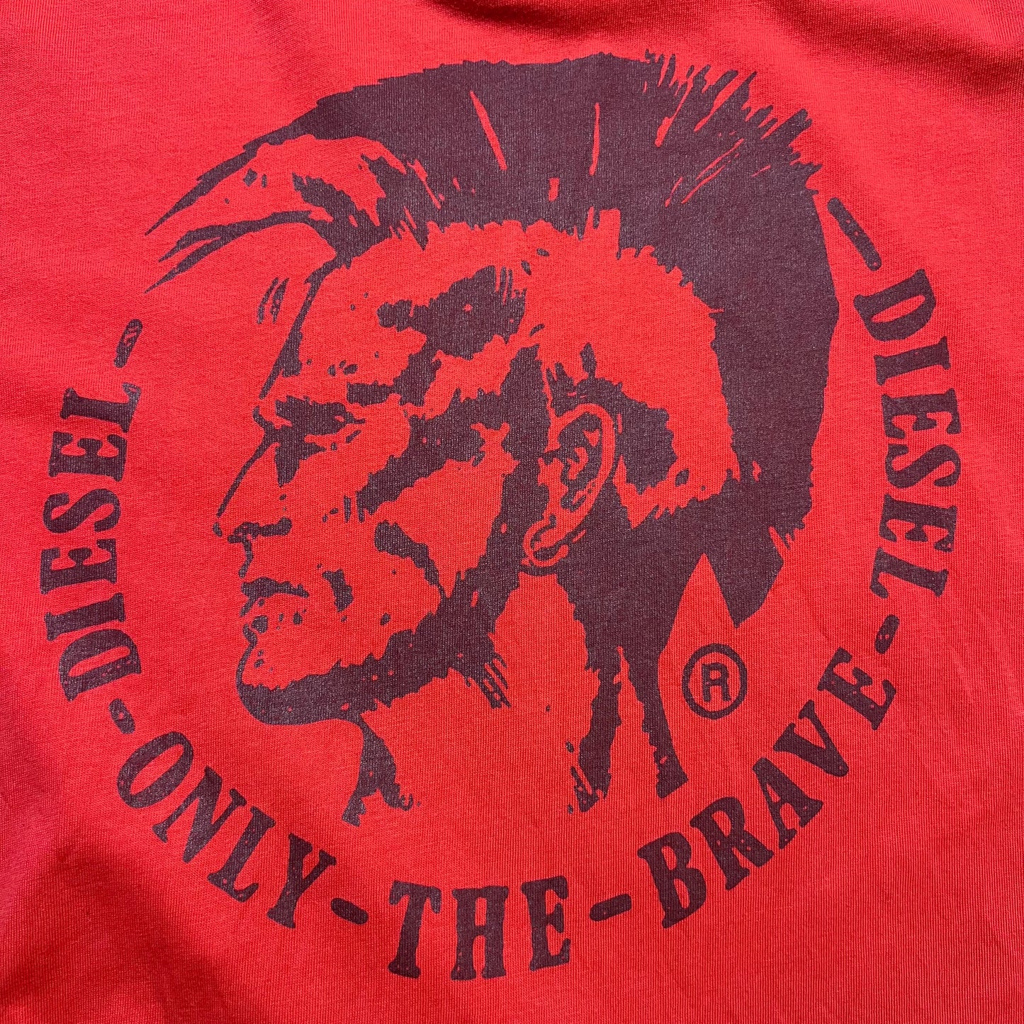 Retro Diesel Only the Brave T-Shirt rot XS / S - Cats on Stacks VNTG