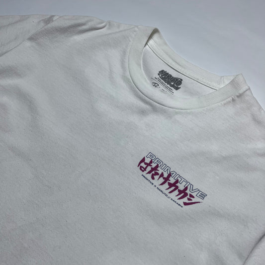 Primitive x Naruto Shippuden / Kakashi T-Shirt weiß M / L - Cats on Stacks VNTG