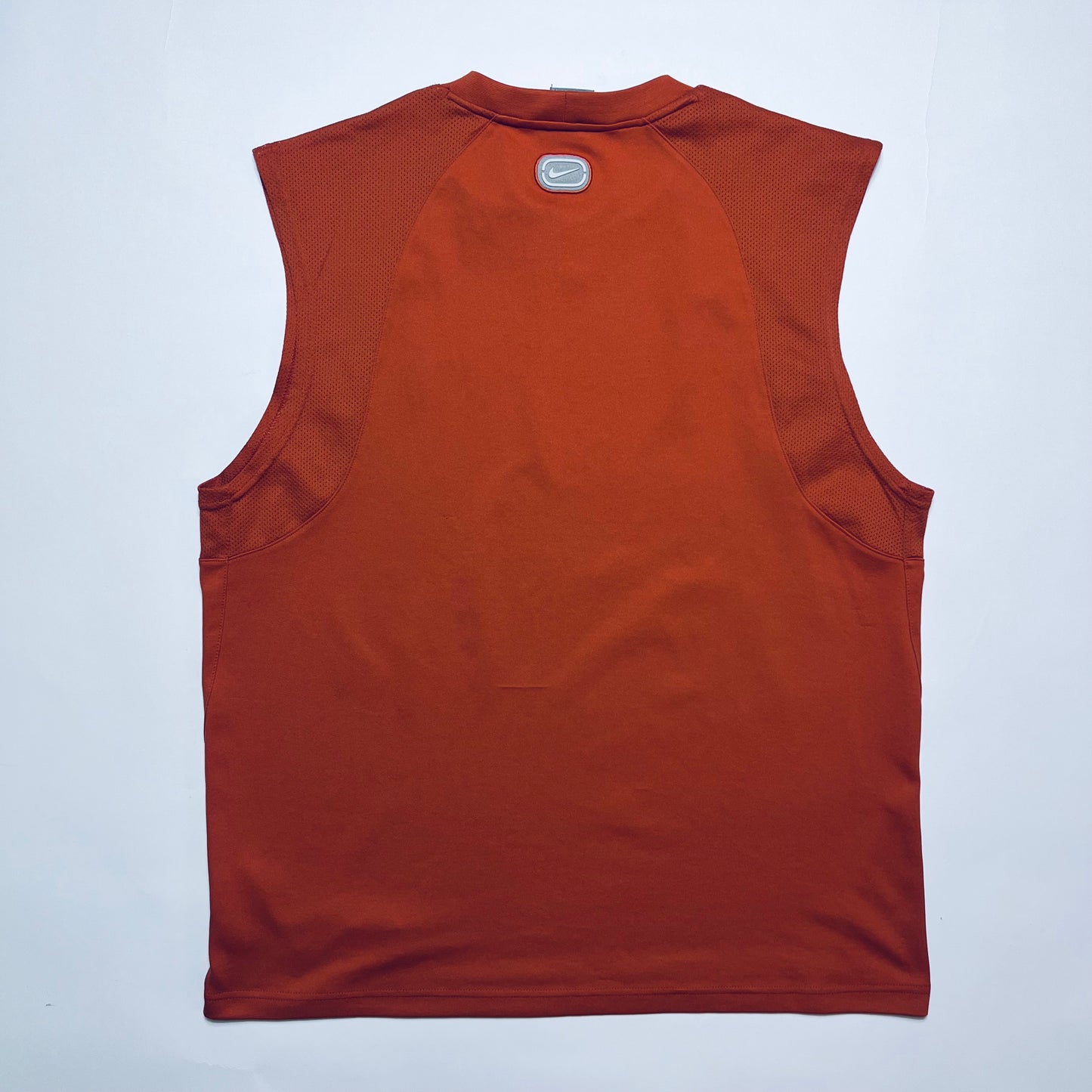 Vintage Nike Mini Swoosh Basketball Jersey Tank Top Shirt orange L - Cats on Stacks VNTG