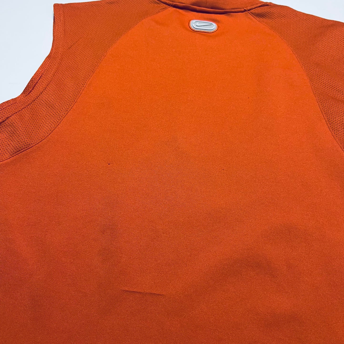 Vintage Nike Mini Swoosh Basketball Jersey Tank Top Shirt orange L - Cats on Stacks VNTG