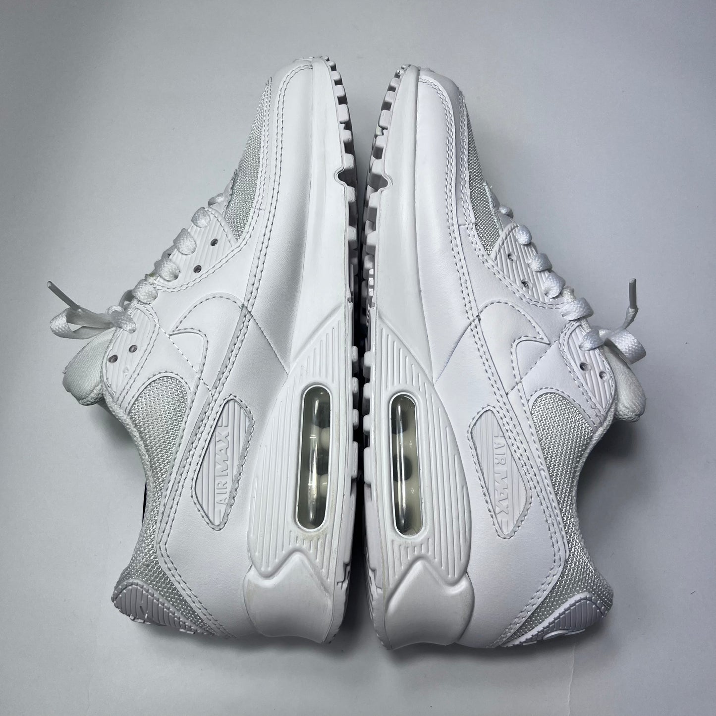 Nike Air Max 90 Re-Craft Triple White CN8490-100 Größe 40 - Cats on Stacks VNTG