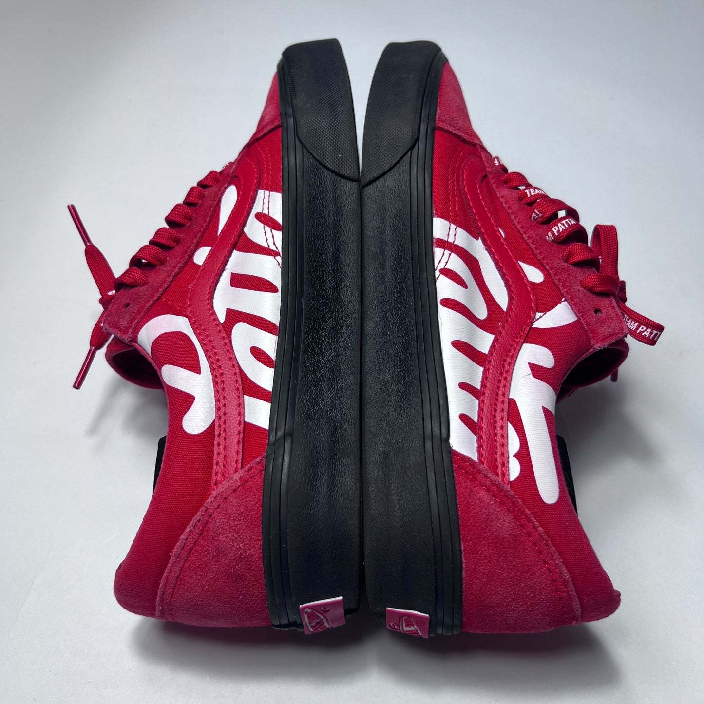 VANS x PATTA High Risk Red Black Mean Eyed Cat VN0A4BVF5X81 Größe 42,5 - Cats on Stacks VNTG