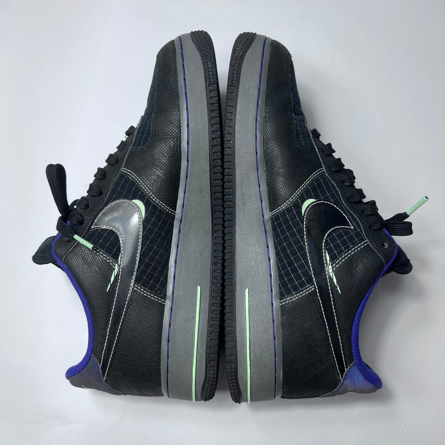 Nike Air Force 1 Low Future Swoosh Pack Black CT1621-001 Größe 42,5 - Cats on Stacks VNTG