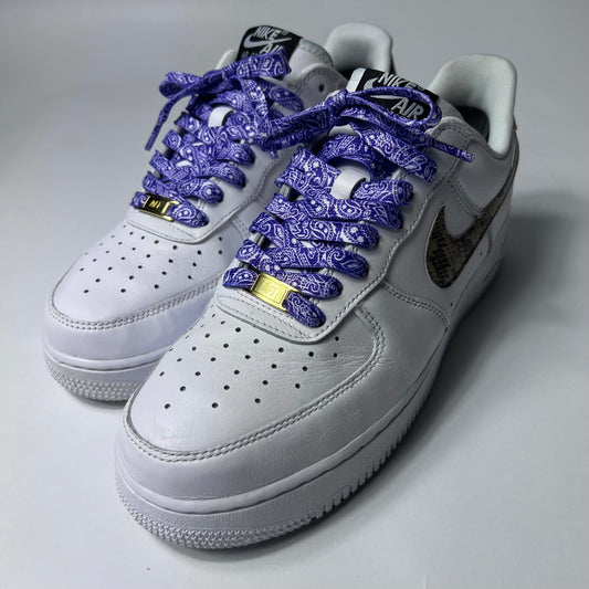 Nike Air Force 1 Low Ivory Snake White AO1635-100 Größe 42,5 - Cats on Stacks VNTG