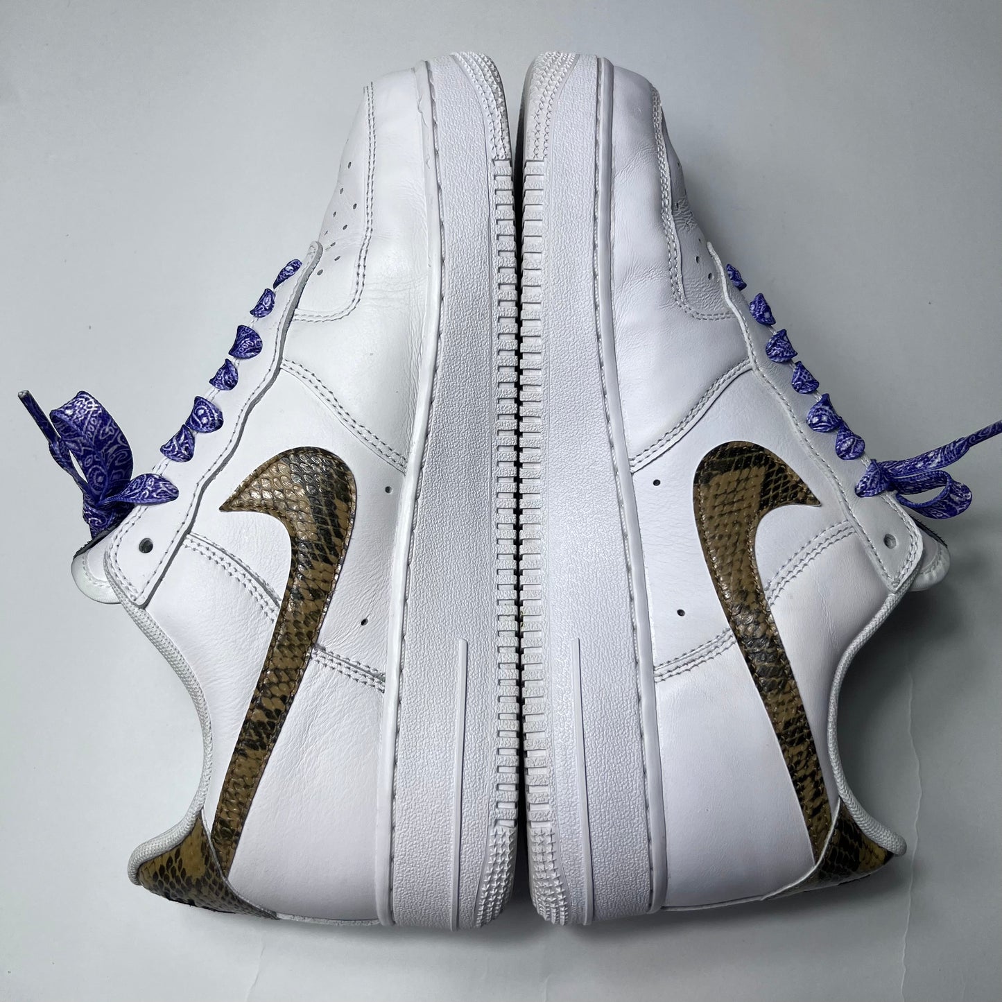 Nike Air Force 1 Low Ivory Snake White AO1635-100 Größe 42,5 - Cats on Stacks VNTG