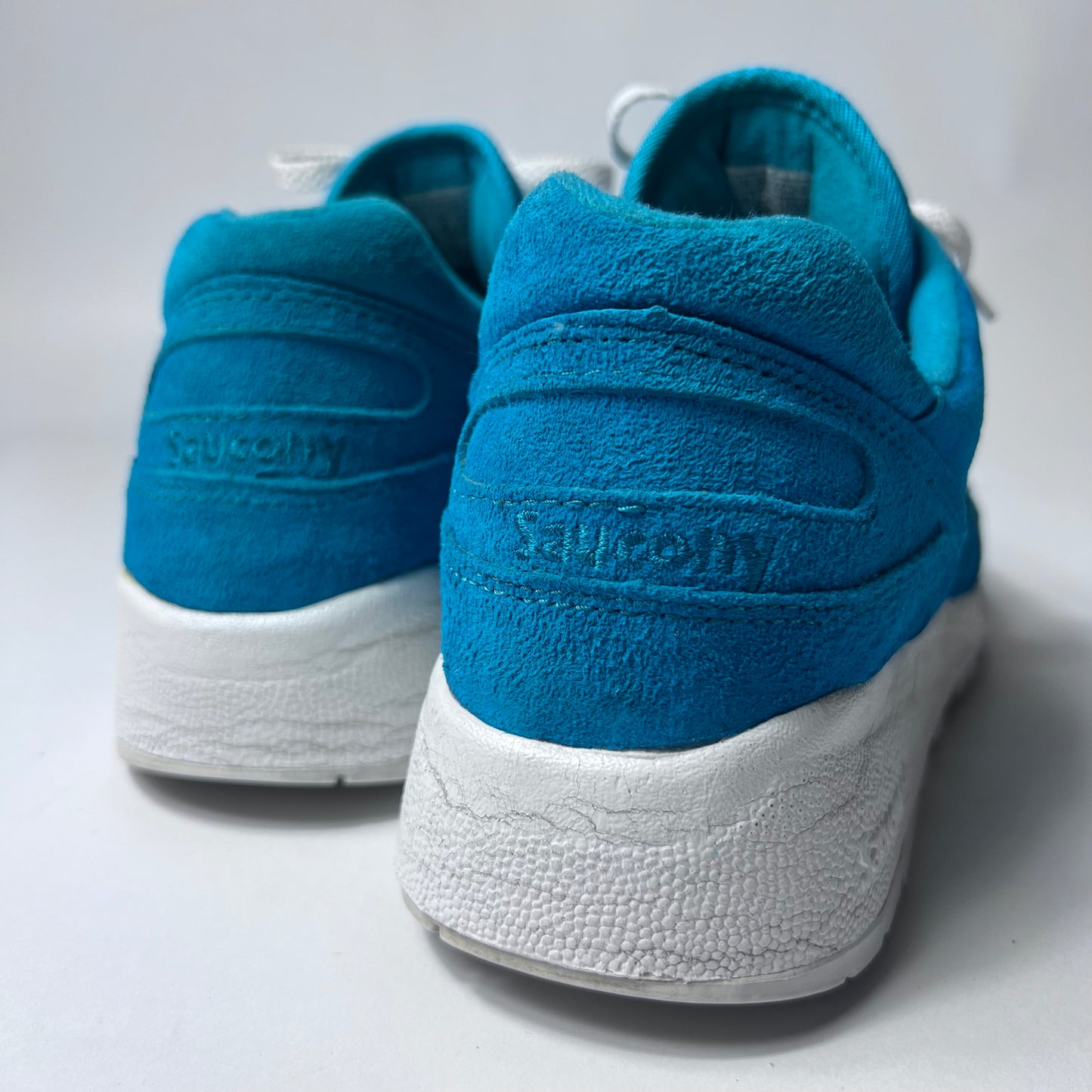 Saucony Shadow 6000 Mint Suede "Emerald" S70222-5 Größe 42,5 - Cats on Stacks VNTG