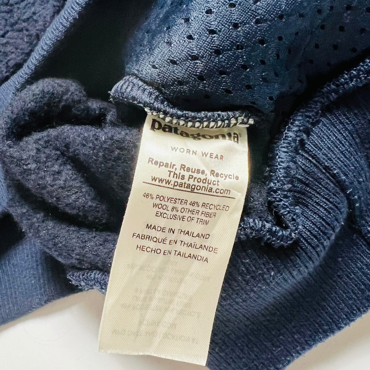Patagonia Vintage 2000s Y2K Better Sweater Fleece Jacke blau XL