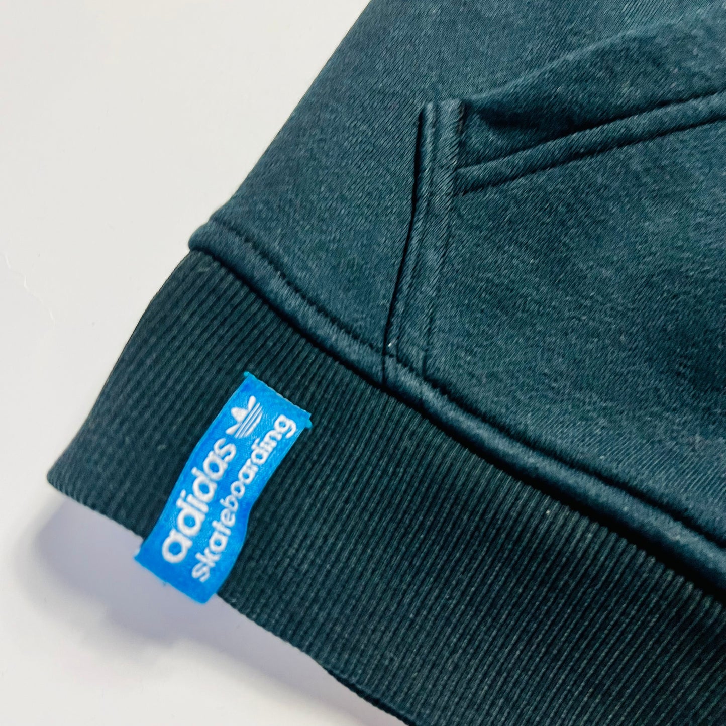 Adidas Skateboarding Vintage 2000s Y2K Trefoil Zip Hoodie blau L